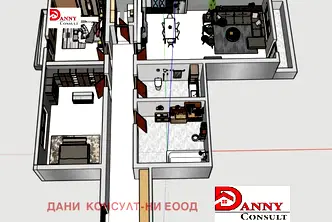 Тристаен апартамент във Велико Търново, Бузлуджа