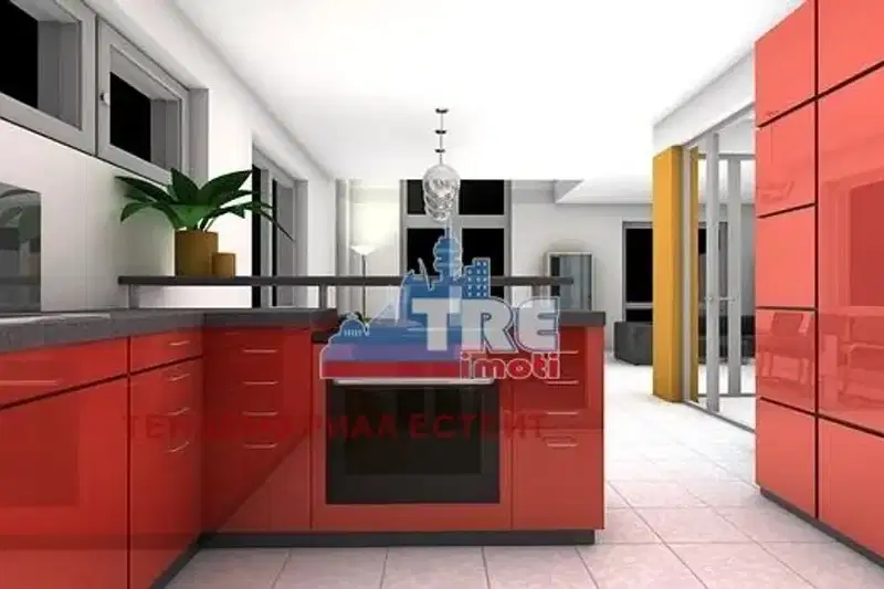 Three-room apartment with terrace in Bukston, Sofia