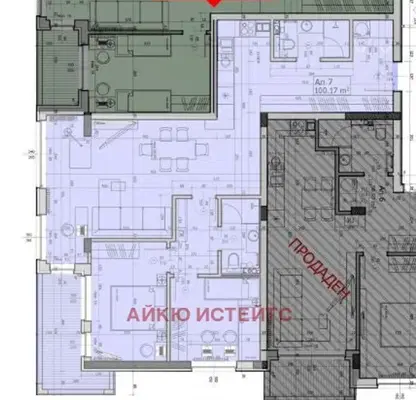 Photo 3 — 3-bedroom apartment in Sofiya, Bykston