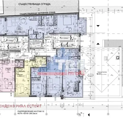 Снимка 4 — Тристаен мезонет с две тераси в Бъкстон, София