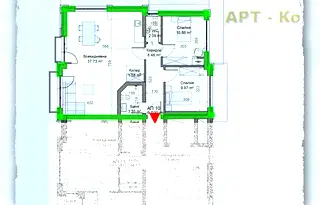 Тристаен апартамент в Перник, Център