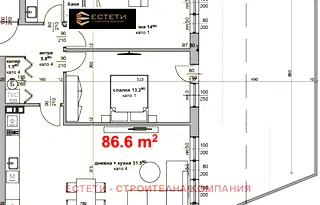 Тристаен апартамент в Стара Загора, Център