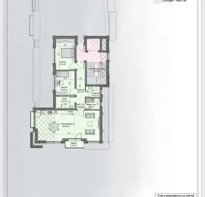 Снимка 3 — Тристаен апартамент в Перник, Център