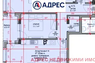 Тристаен апартамент в Стара Загора, Център