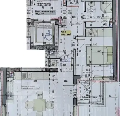 Снимка 2 — Тристаен апартамент в Стара Загора, Център