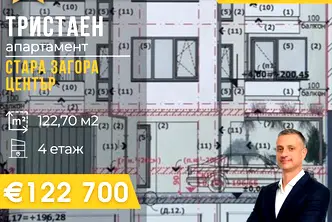 Тристаен апартамент в Стара Загора, Център