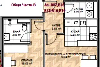 Тристаен апартамент в Пловдив, Център