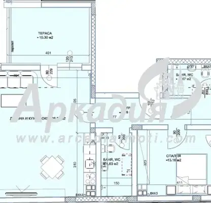 Снимка 2 — Тристаен апартамент с три тераси в Център, Тримонциум, Пловдив