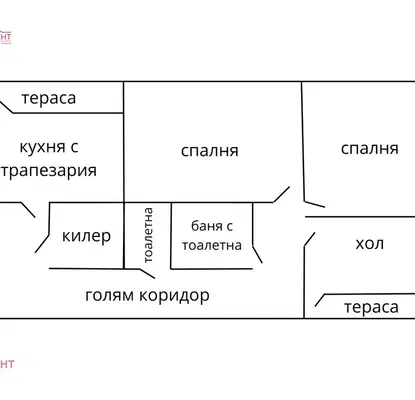 Photo 2 — 3-bedroom apartment in Gabrovo, Centyr