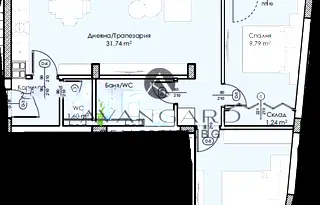 Тристаен апартамент в Пловдив, Център