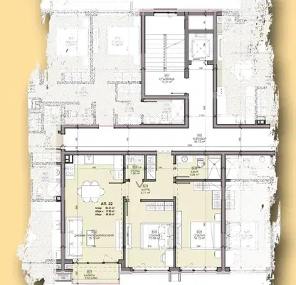 Снимка 2 — Тристаен апартамент в Перник, Център