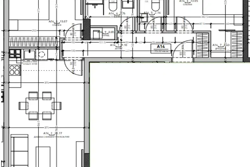 3-bedroom apartment in Sofiya, Drujba 1