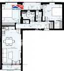 Тристаен апартамент в София, Дружба 2
