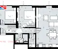 Снимка 4 — Тристаен апартамент в София, Дружба 2