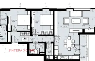 Тристаен апартамент в София, Дружба 2