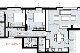 Тристаен апартамент в София, Дружба 2