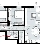 Тристаен апартамент в София, Дружба 2