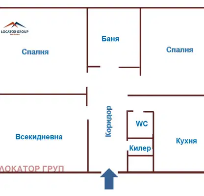 Снимка 2 — Тристаен апартамент в София, Дружба 2