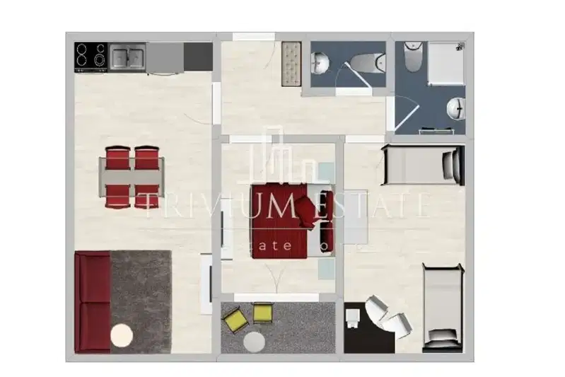 3-bedroom apartment in Plovdiv, Gagarin