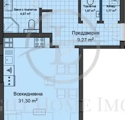 Снимка 3 — Тристаен апартамент в Пловдив, Гагарин