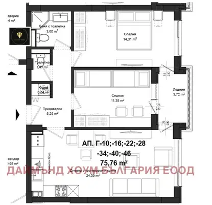 Снимка 2 — Тристаен апартамент в Пловдив, Гагарин