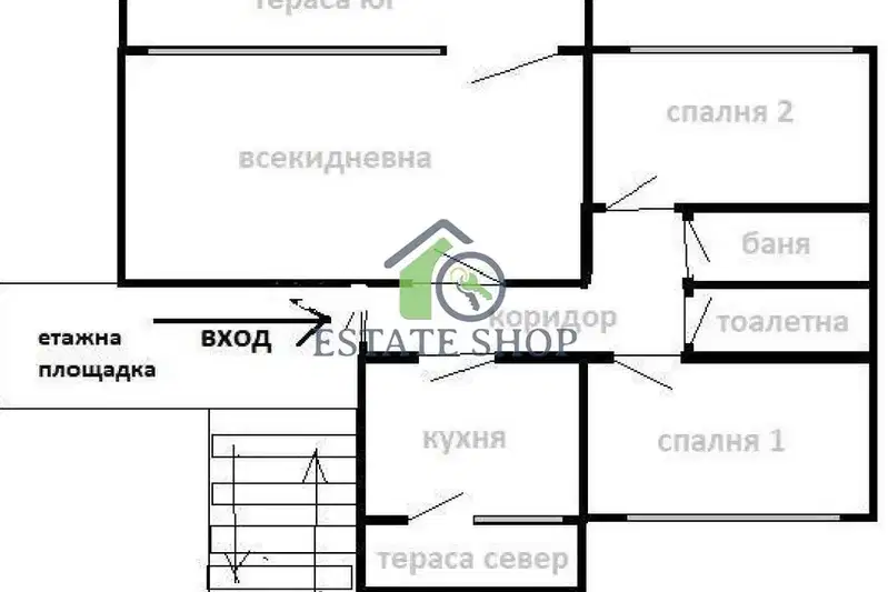 3-bedroom apartment in Plovdiv, Gagarin