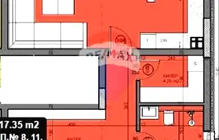 Тристаен апартамент във Варна, Галата