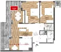 Снимка 2 — Тристаен апартамент в София, Гоце Делчев