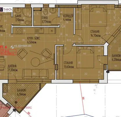 Photo 2 — 3-bedroom apartment in Sofia, Gorublyane