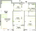 Снимка 2 — Тристаен апартамент в Бургас, Хоризонт