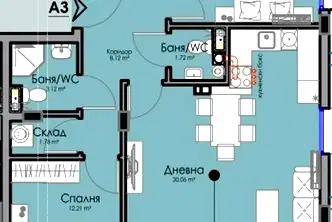 Тристаен апартамент в Бургас, Хоризонт