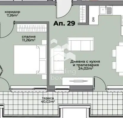 Снимка 2 — Тристаен апартамент във Варна, Христо Ботев