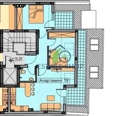 Снимка 2 — Тристаен апартамент в Пловдив, Христо Смирненски