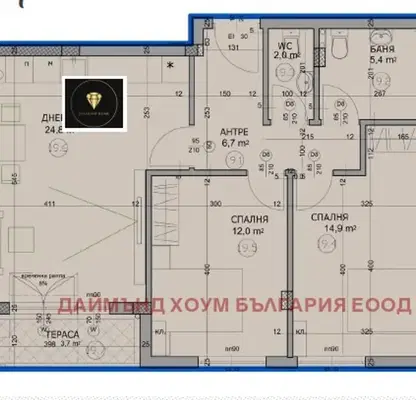 Снимка 2 — Тристаен апартамент в Пловдив, Христо Смирненски
