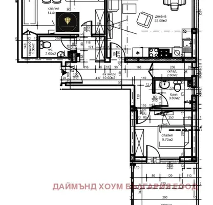 Снимка 2 — Тристаен апартамент в Пловдив, Христо Смирненски