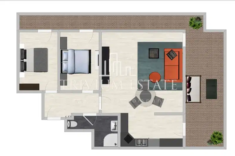 3-bedroom apartment in Plovdiv, Hristo Smirnenski