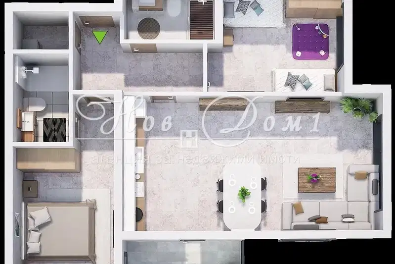 3-bedroom apartment in Plovdiv, Hristo Smirnenski
