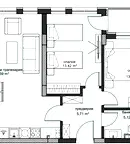 Тристаен апартамент в Пловдив, Христо Смирненски