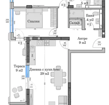 Снимка 2 — Тристаен апартамент в Пловдив, Христо Смирненски