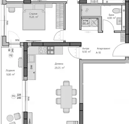 Photo 2 — 3-bedroom apartment in Plovdiv, Hristo Smirnenski