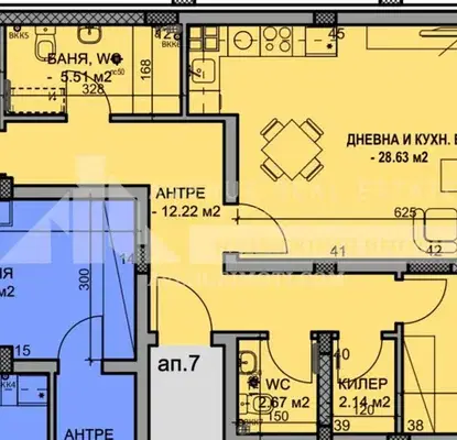 Снимка 4 — Тристаен апартамент в Пловдив, Христо Смирненски