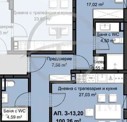 Снимка 4 — Тристаен апартамент в Пловдив, Христо Смирненски