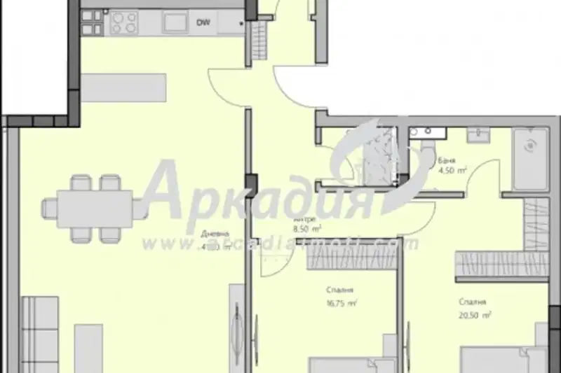 3-bedroom apartment in Plovdiv, Hristo Smirnenski