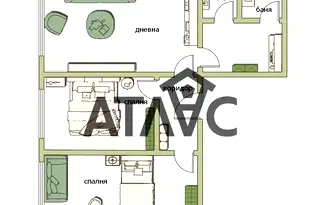Тристаен апартамент в Пловдив, Христо Смирненски