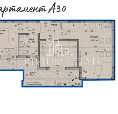 Снимка 3 — Тристаен апартамент в Пловдив, Христо Смирненски
