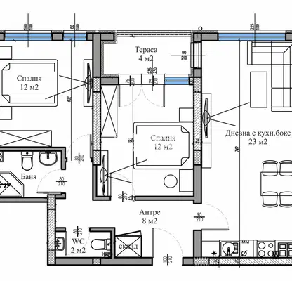 Photo 5 — 3-bedroom apartment in Plovdiv, Hristo Smirnenski