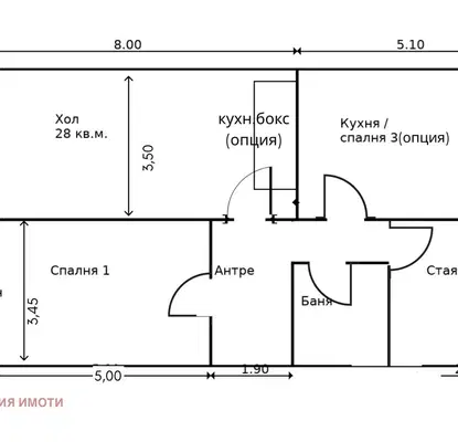 Photo 2 — 3-bedroom apartment in Sofia, Ilinden