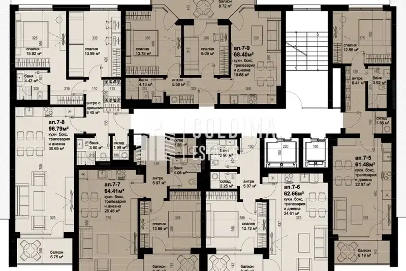 3-bedroom apartment in Burgas, Izgrev