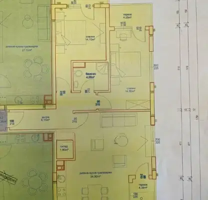 Снимка 2 — Тристаен апартамент в Бургас, Изгрев