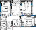 Снимка 2 — Тристаен апартамент във Варна, Изгрев
